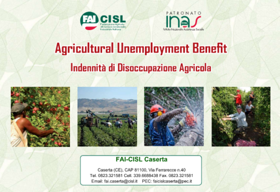 Indennità di Disoccupazione Agricola 2024 / Agricultural Unemployment Benefit