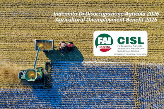 Indennità di Disoccupazione Agricola 2026 / Agricultural Unemployment Benefit